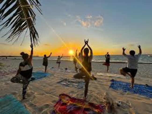 Yoga y comida vegetariana  en Maragogi